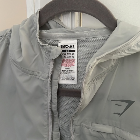 Gymshark Jackets \u0026 Coats | Gymshark Windbreaker Xs | Color: Gray | Size: Xs | Sharifritz's Closet